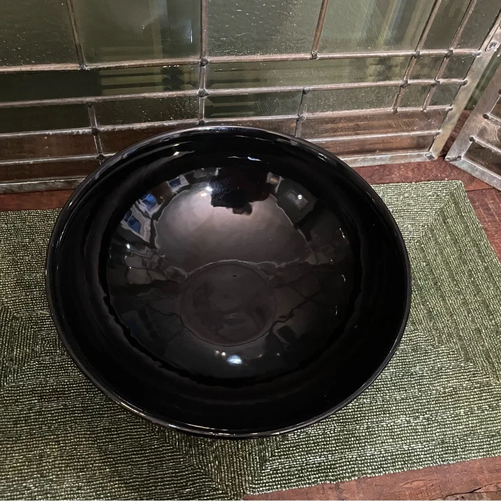 Anthropologie Catherine Martin Midnight Creatures Glazed Stoneware Serving Bowl
